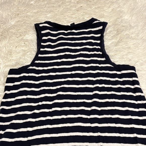 J. Crew Knit Cutaway Mini Striped Nautical Preppy Casual Dress Sz S - Picture 3 of 12